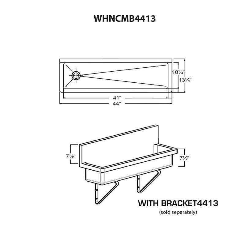 Whitehaus Collection Noah's Utility Sink - Silver