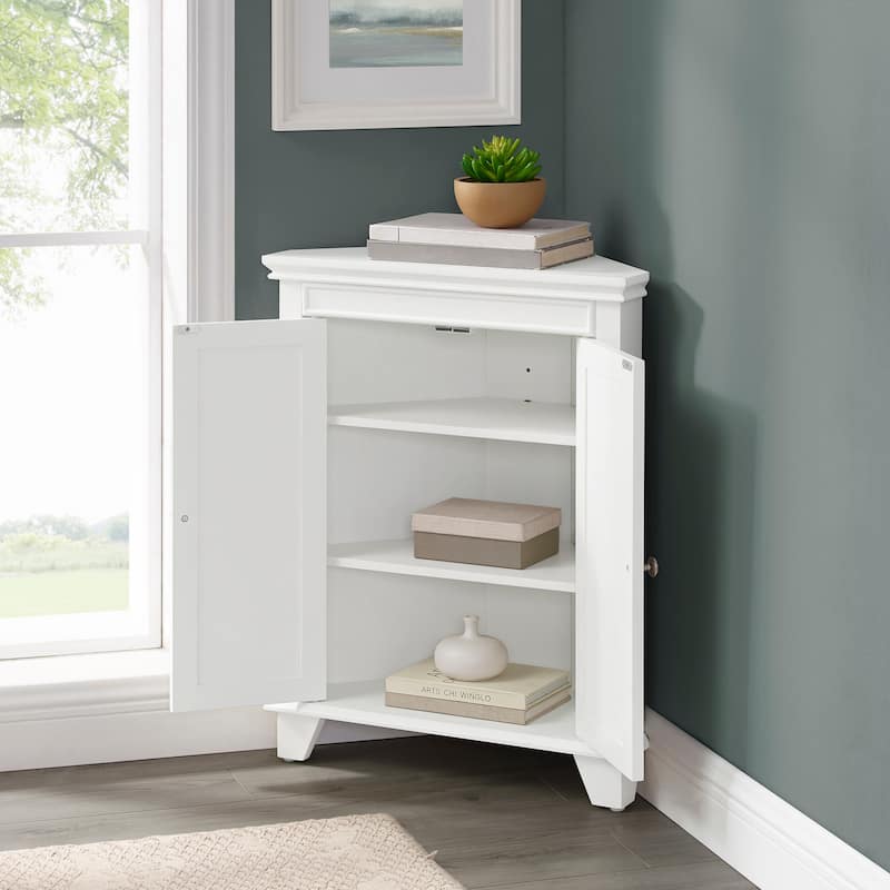 Crosley Lydia Corner Cabinet - 22 "W x	12 "D x 28.88 "H