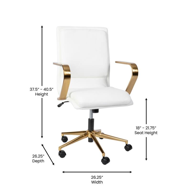 Designer Executive Swivel Office Chair with Arms