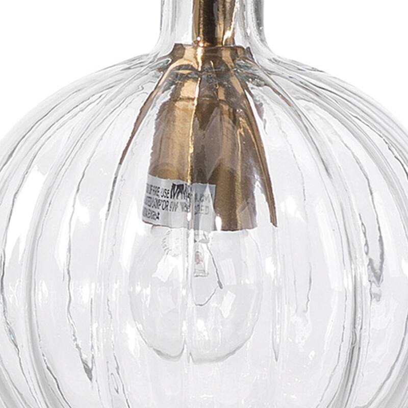 Alden Decor Valeria 1-Light Glass Pendant