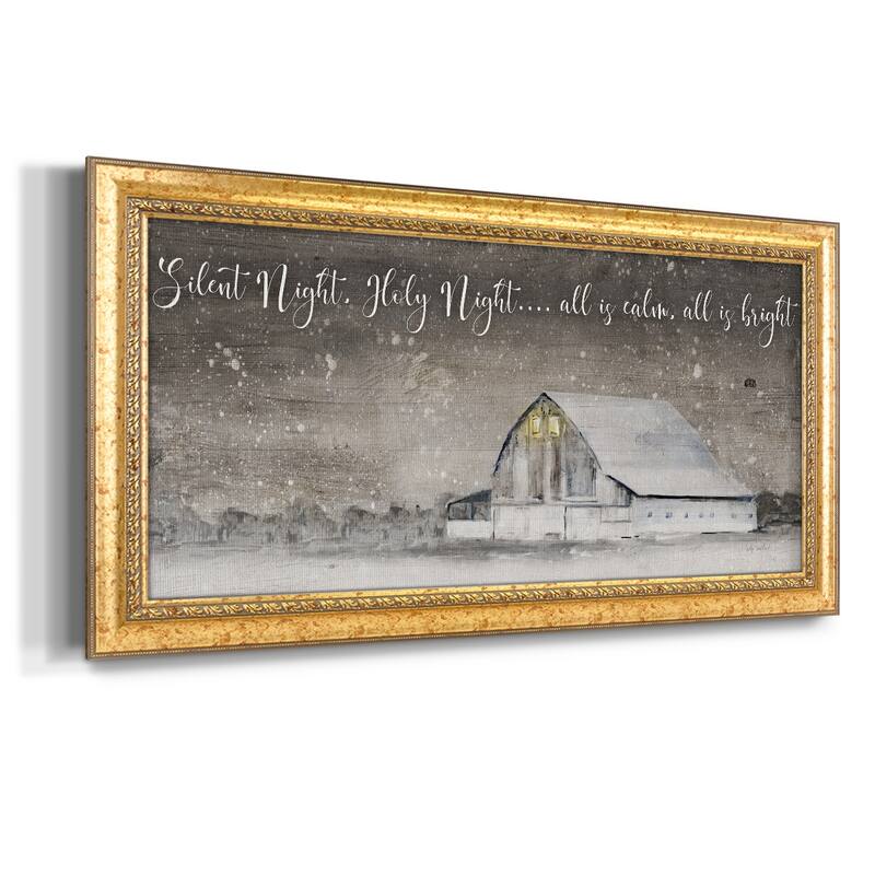 Silent Night Premium Framed Canvas- Ready to Hang