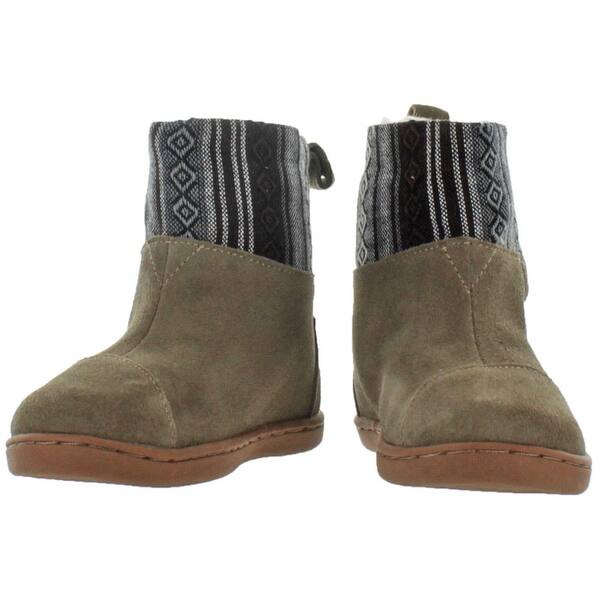 Shop Toms Nepal Girls Toddler Faux Shearling Winter Boots Booties