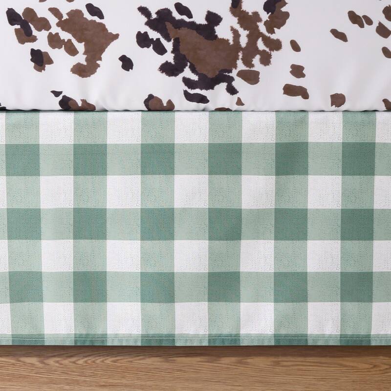The Peanutshell Nursery Crib Bedding Set for Baby Boys, Boho Farm, 3 Pieces