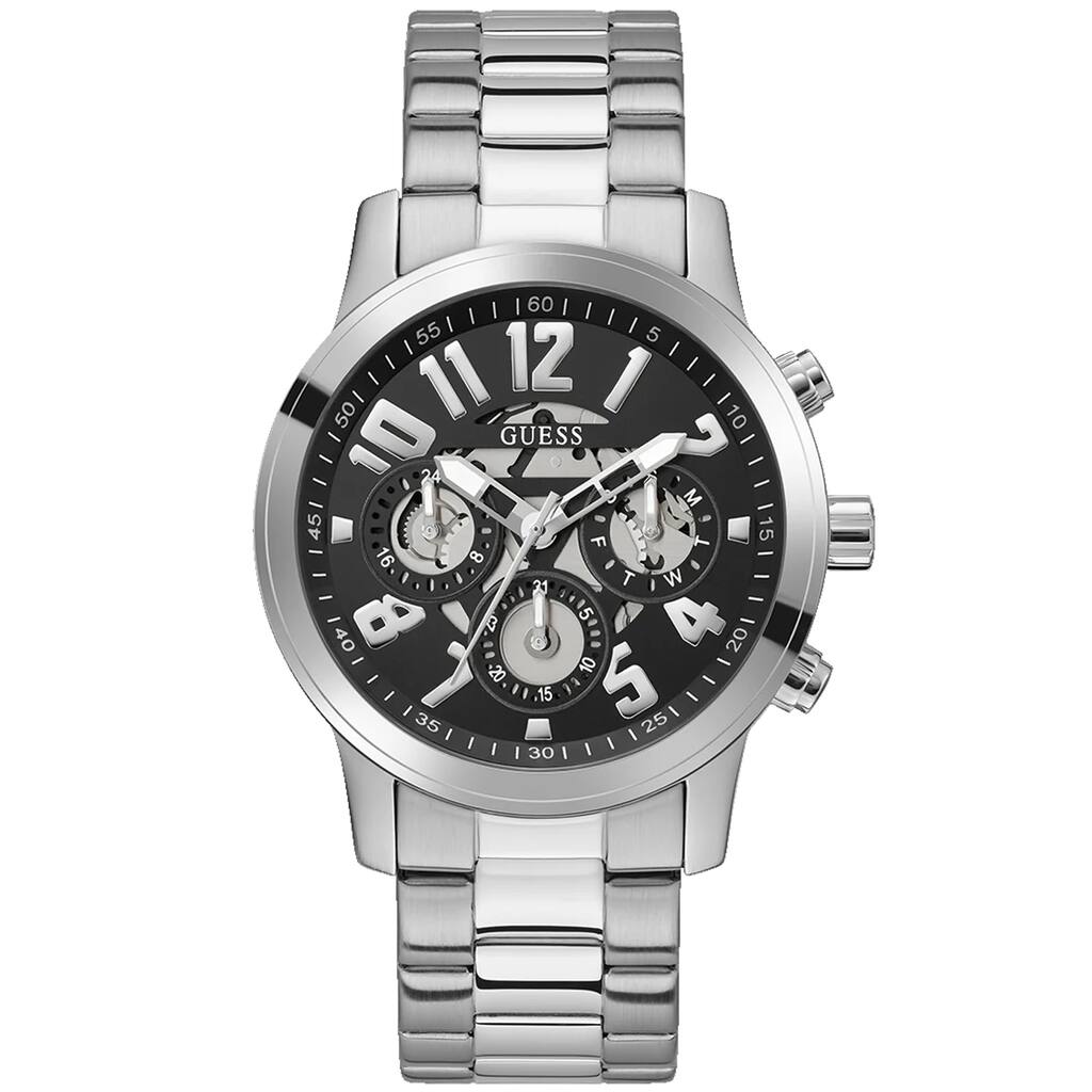 Guess Men's Parker Black Dial Watch - GW0627G1 - 6 (36)