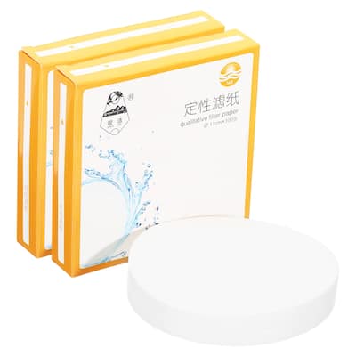 200Pcs 11cm Qualitative Filter Paper Circles, Slow Speed Round Lab Paper