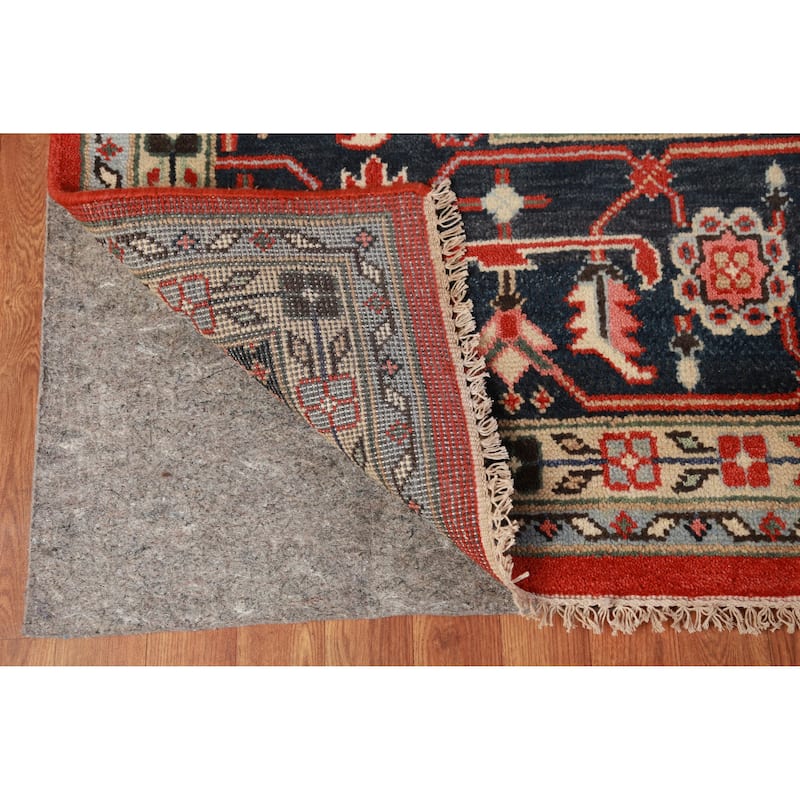 Hand Knotted Oriental 100% Wool Carpet Traditional Medallion Red Heriz (serapi) Area Rug - 15' 2'' X 11' 8''