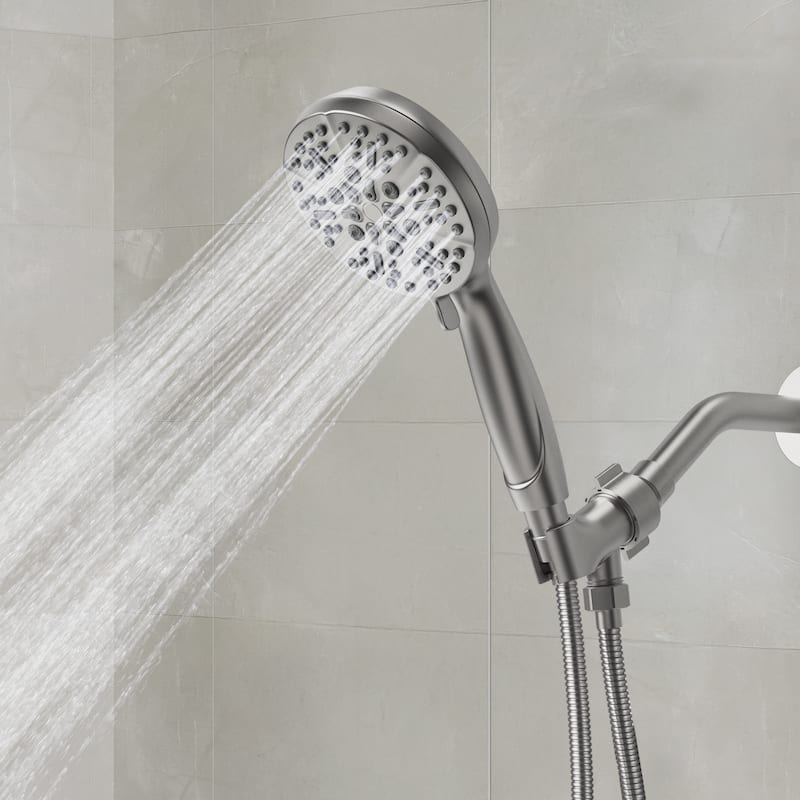5 Spray Setting High Pressure Handheld Shower Head with Hose