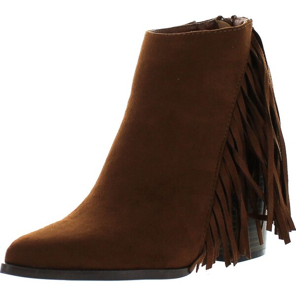 qupid fringe boots