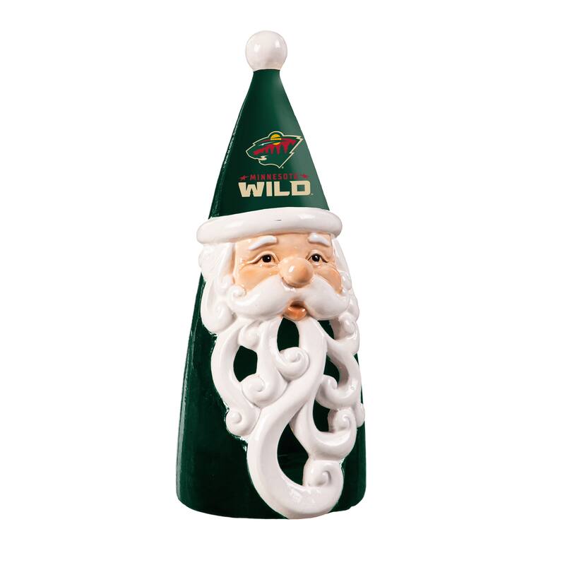 Minnesota Wild Santa LED Garden Statuary, 8"
