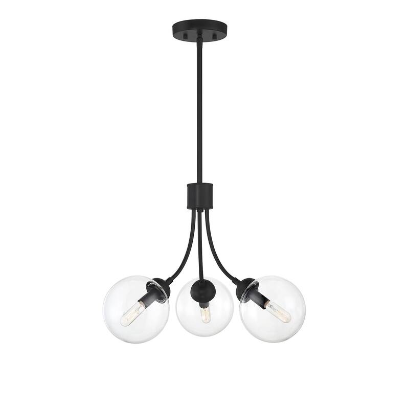 Meridian M10057 3 Light 18" Wide Chandelier