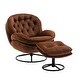 preview thumbnail 34 of 68, Living room chair with ottoman