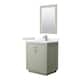Option Light Green / White Cultured Marble Top / Brushed