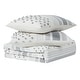 preview thumbnail 1 of 4, Brooklyn Loom Mia Tufted Texture Duvet Cover Set Grey - Queen