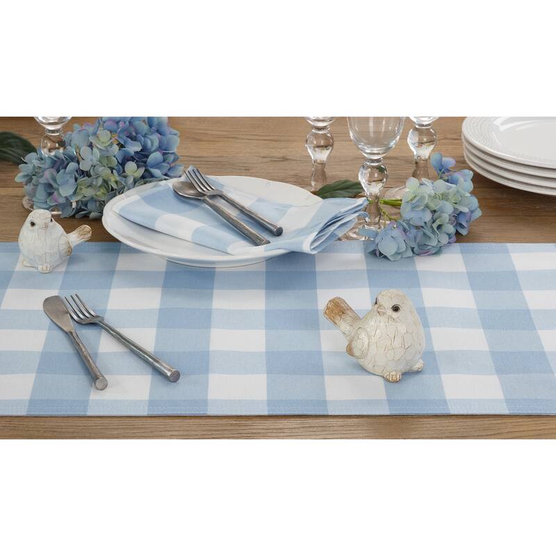 Buffalo Plaid Cotton Blend Table Runner