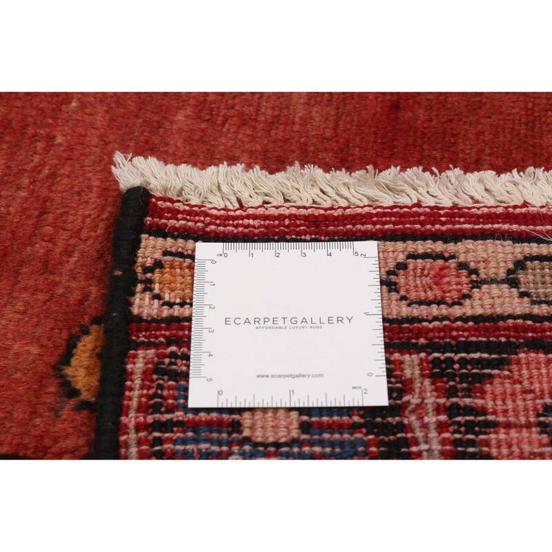 ECARPETGALLERY Hand-knotted Konya Anatolian Dark Copper Wool Rug - 3'2 x 10'6