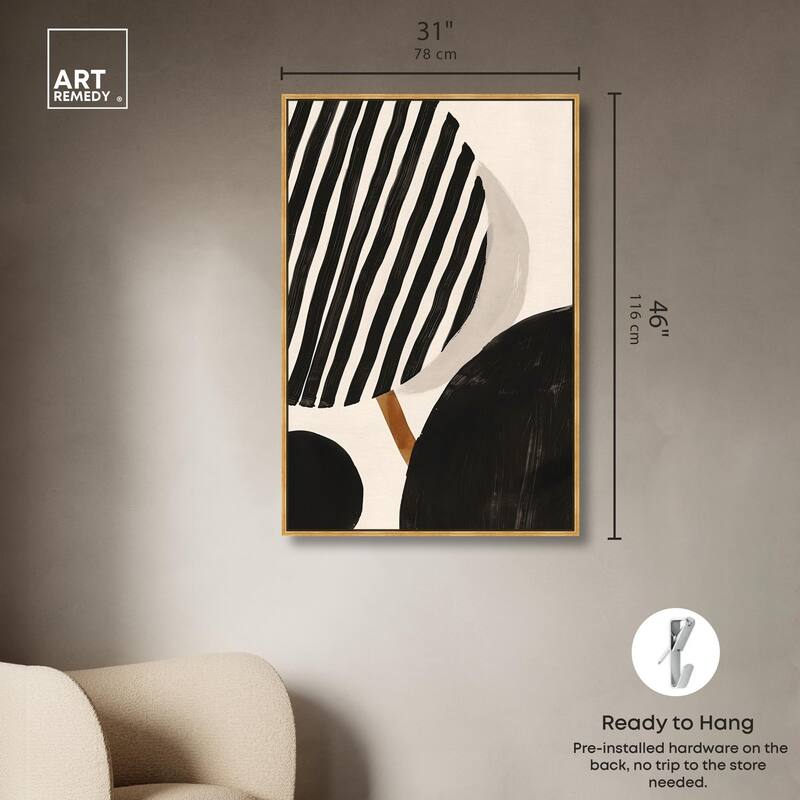 Linear Contempo Canvas by Art Remedy