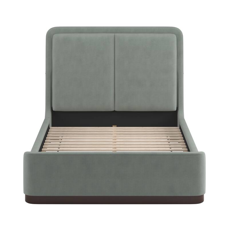 Noe Fabric Upholstered LED Platform Bed by iNSPIRE Q Modern