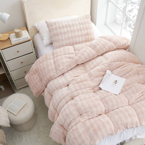 Git Puffy Cozy - Coma Inducer Oversized Comforter Set - Whisper Pink
