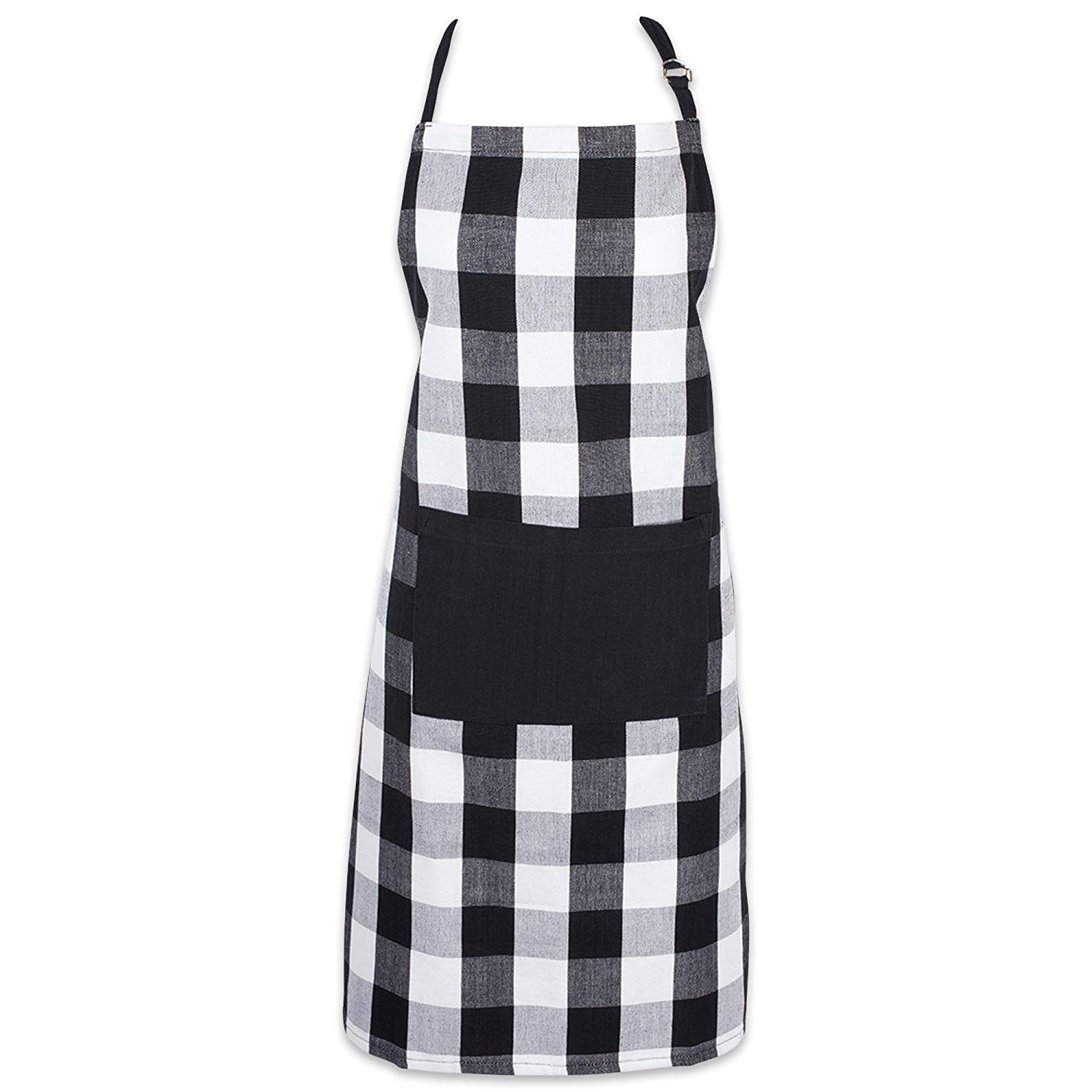 Cotton Adjustable Buffalo Check Plaid Apron With Pocket Overstock 25970222