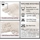 preview thumbnail 29 of 58, Hampton Crochet Bathmat 100% Cotton Non-Slip Bathroom Rug Set, Machine Washable Bath Rug, 5 Piece Bath Mat Set with Contour