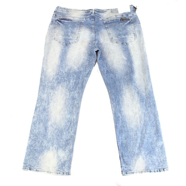 distressed straight leg jeans mens