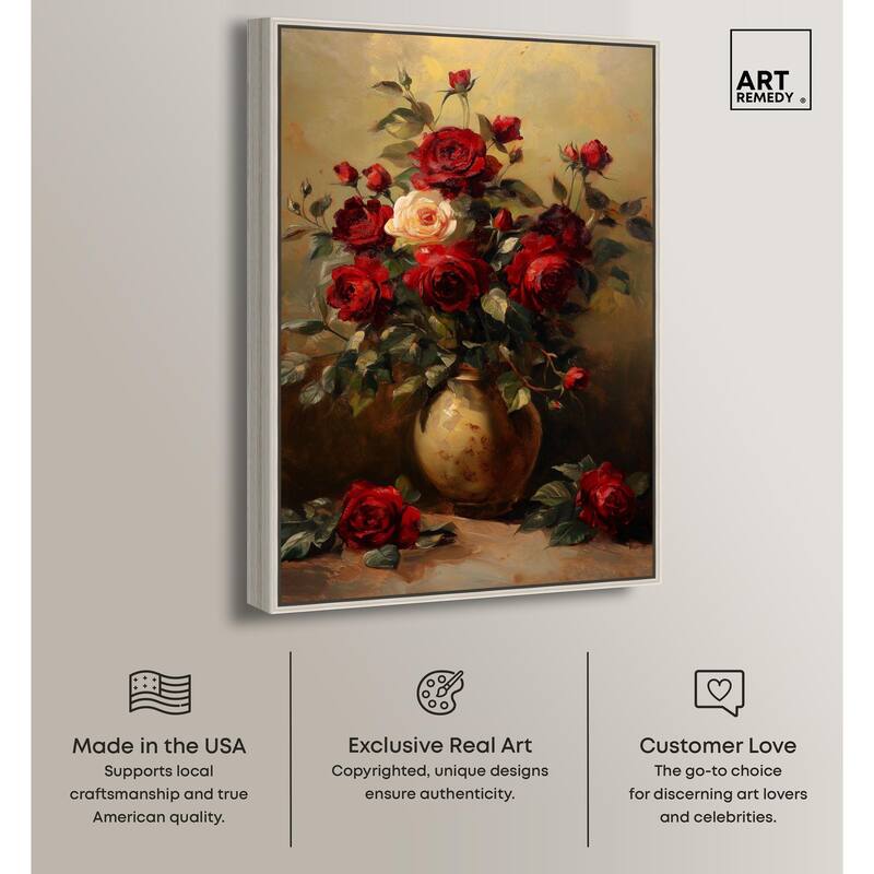 Lavish Lily Lament Canvas by Art Remedy