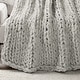 preview thumbnail 12 of 17, Lush Decor Hygge Ultra Soft Cozy Chenille Chunky Knit Throw