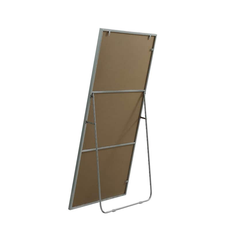 Indigo Home Metal Frame Rectangle Full Length Mirror 30x60 Inch