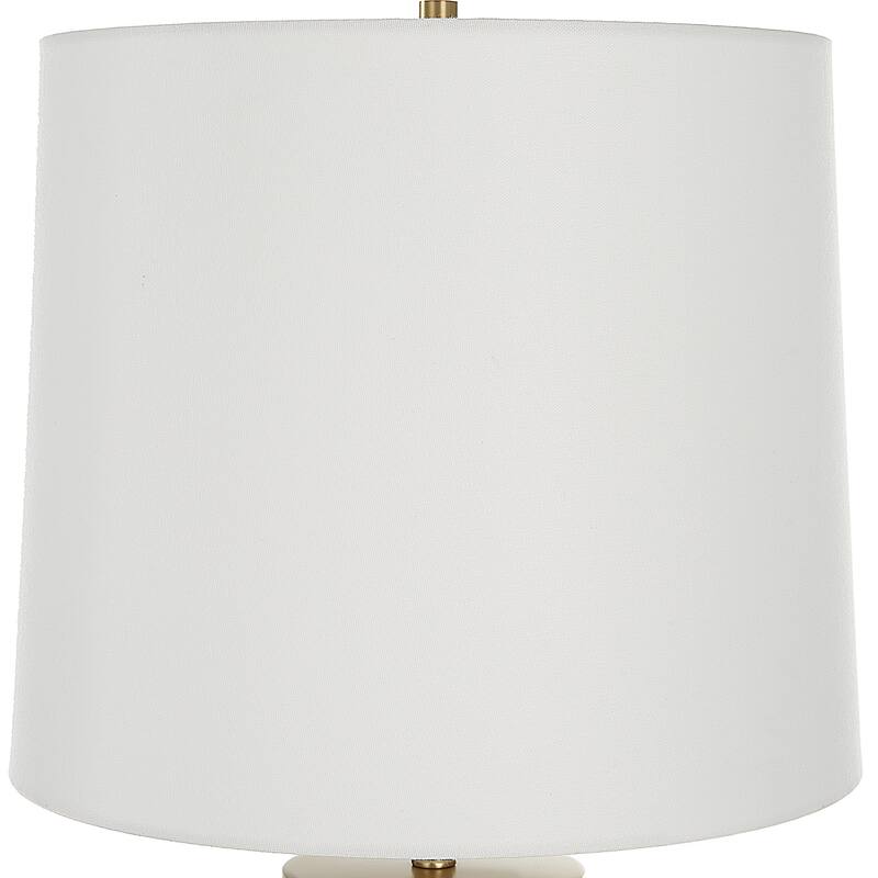 Uttermost Trentino Dark Emerald Green Table Lamp - 28H, Shade 14H x 16 Dia in.