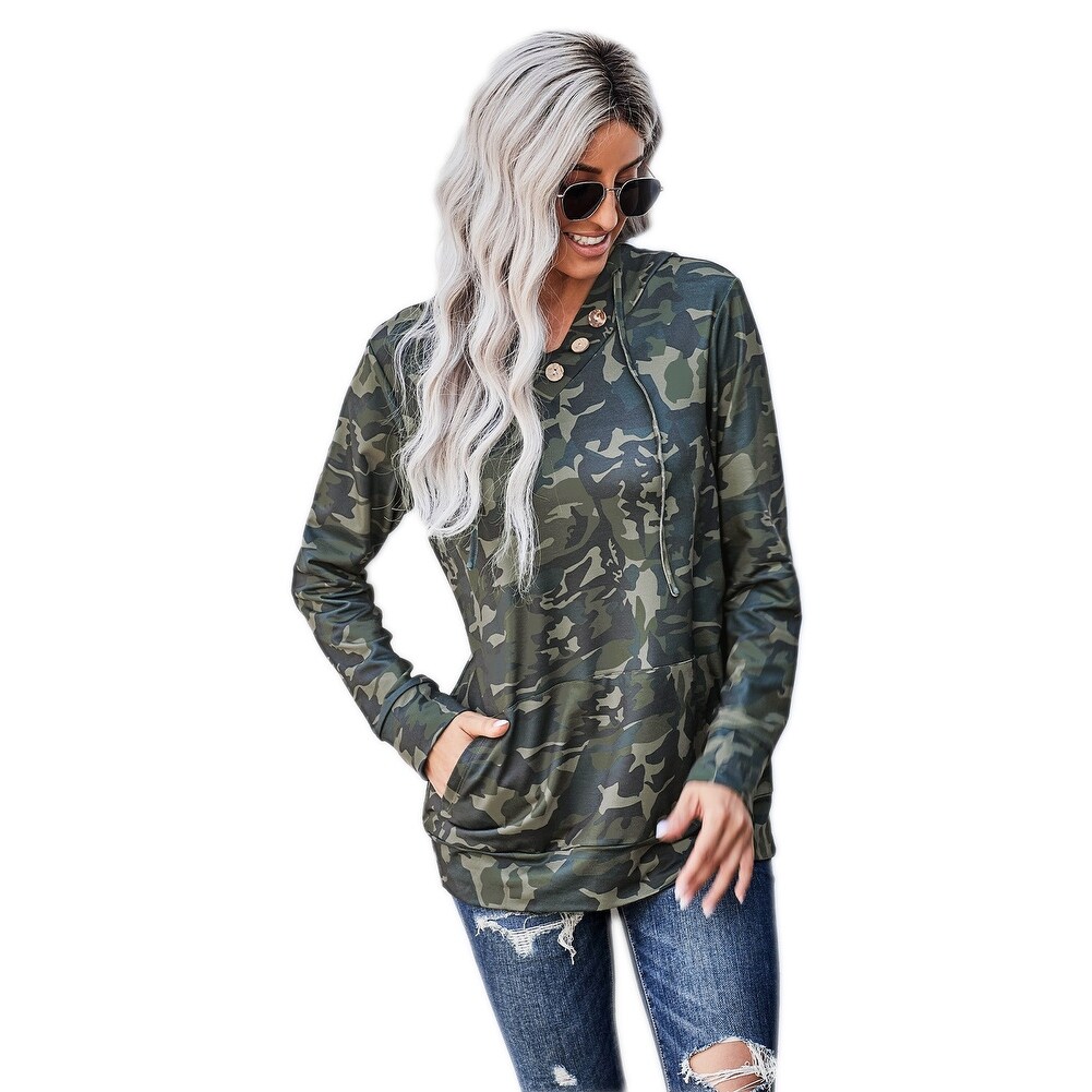 womens kangaroo pocket hoodie