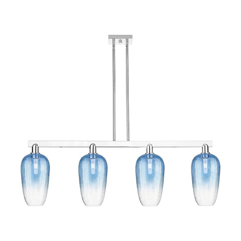 Innovations Lighting Urban Downtown - Brookhaven Flute - 4 Light 48" Stem Hung Island Light