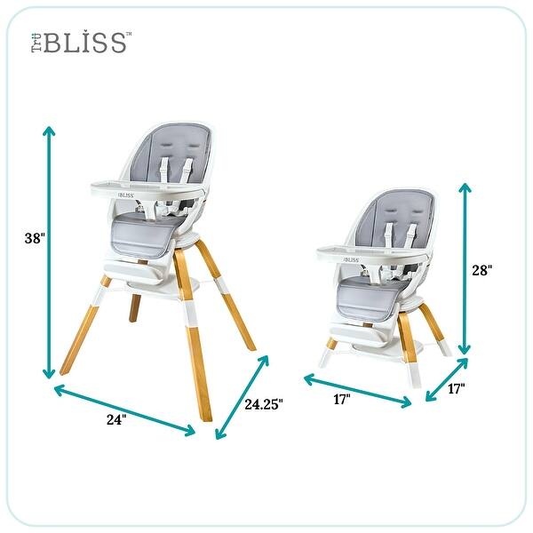 TruBliss 2 in 1 Turn A Tot High Chair with 360 Swivel