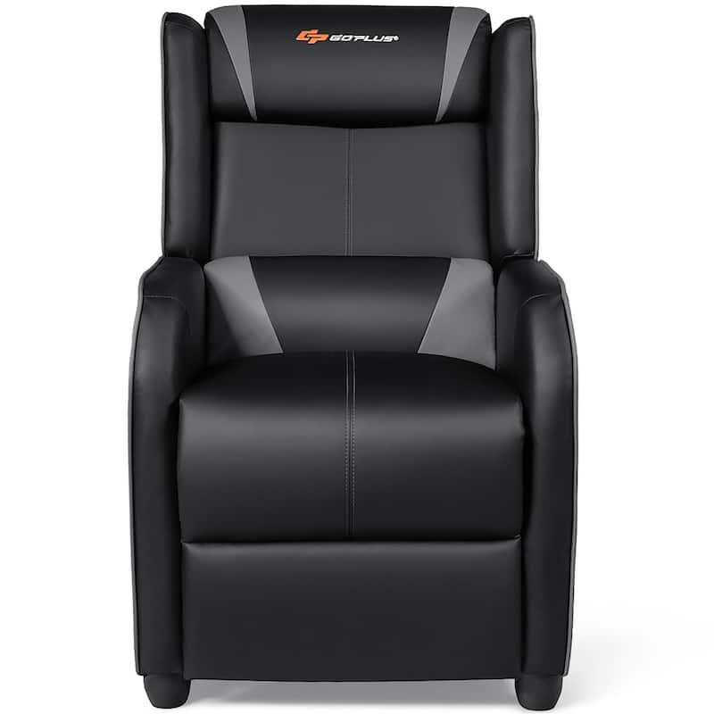 Goplus Massage Gaming Recliner Chair Single Living Room Sofa Home