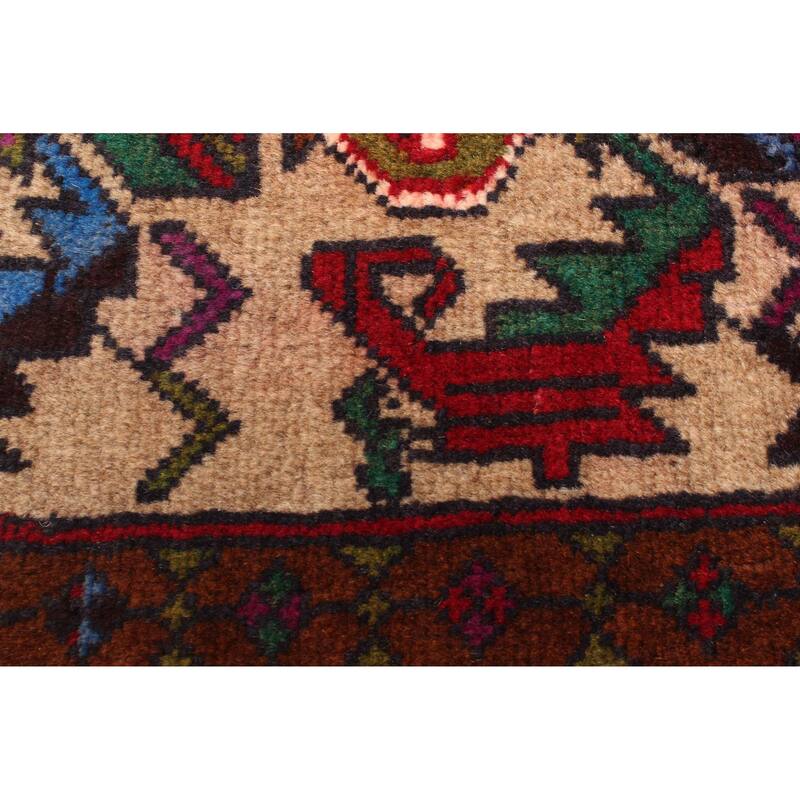 ECARPETGALLERY Hand-knotted Teimani Tan Wool Rug - 3'1 x 4'8