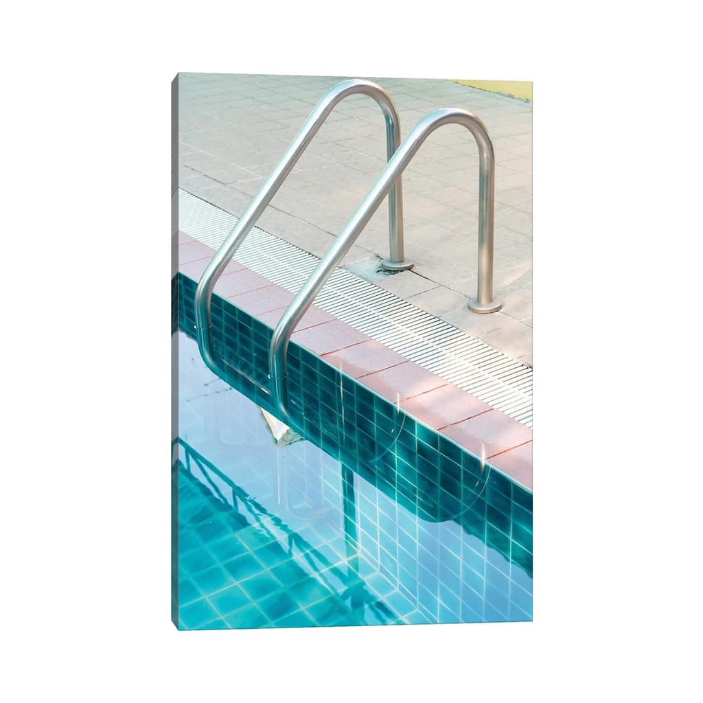 iCanvas "Vintage Swimming Pool" by Honeymoon Hotel Canvas Print