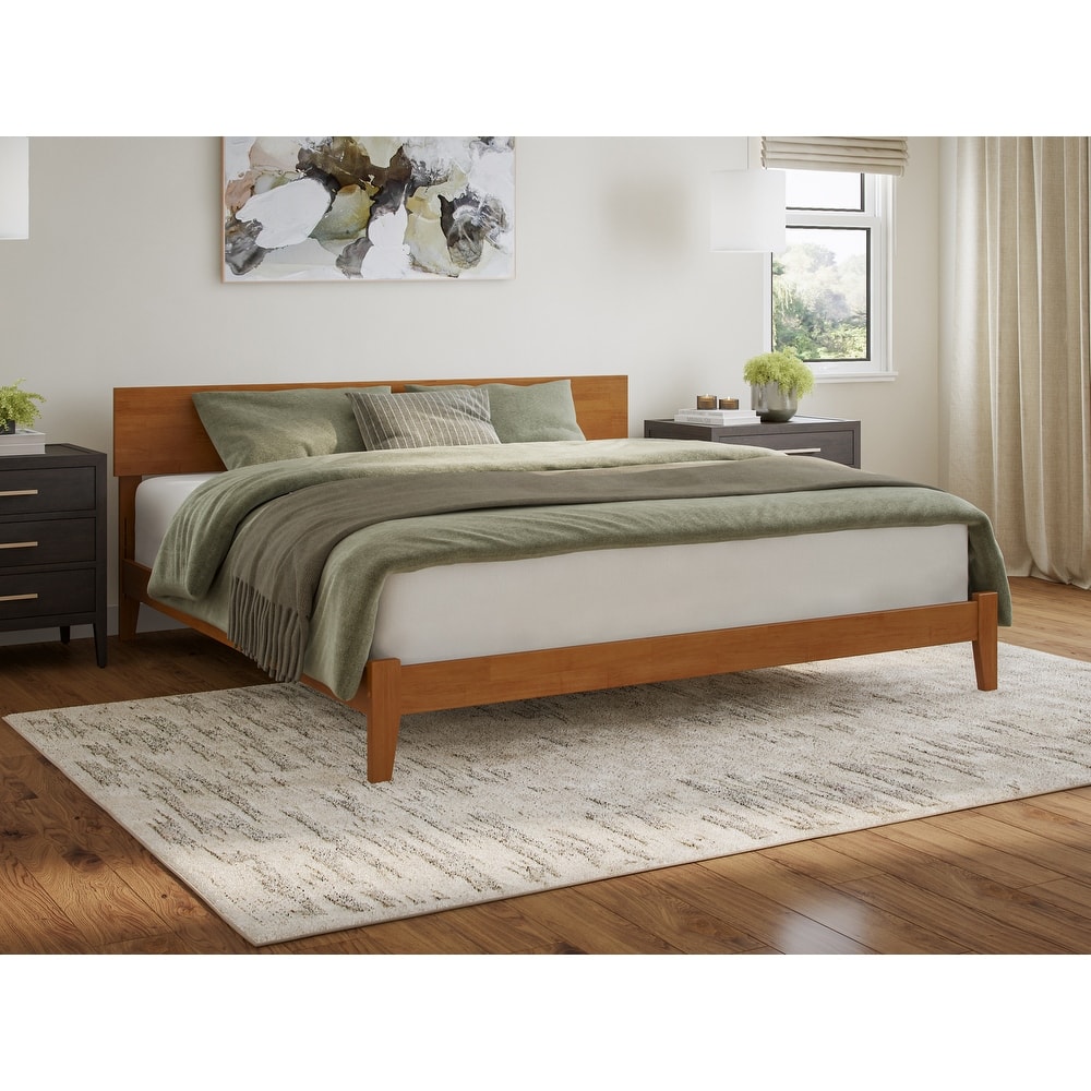 AFI, Orlando Solid Wood Low Profile Platform Bed