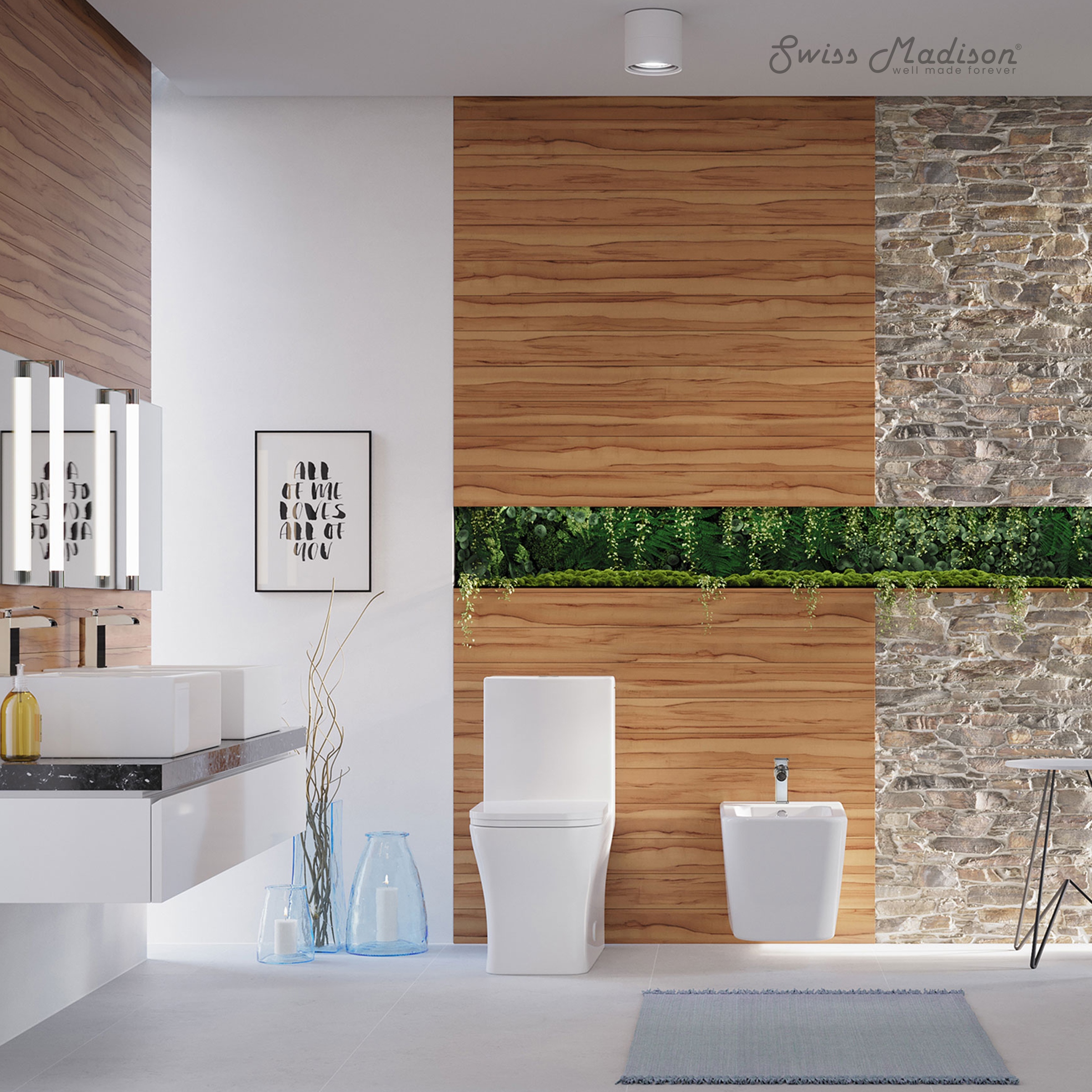 Concorde One-Piece Square Toilet, 14