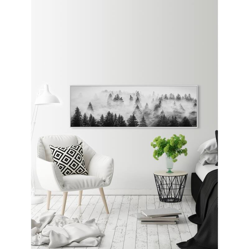 Forest Wilderness Floater Framed Print on Canvas