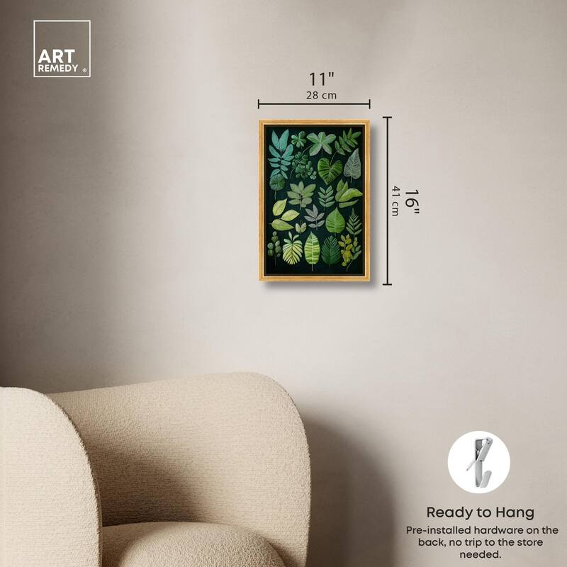 Leaf Library II Canvas by Art Remedy