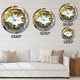 preview thumbnail 4 of 8, Designart 'Wild River Tube' Oversized Landscapes Wall CLock