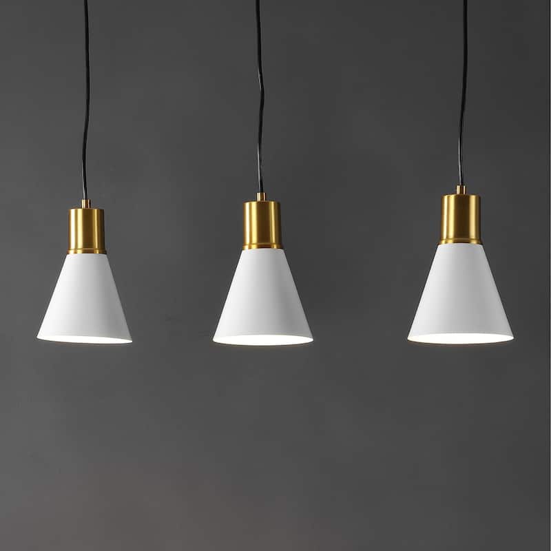 Watts Mid-Century Modern Iron LED Pendant, by JONATHAN Y