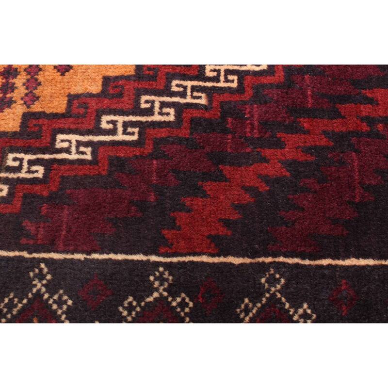 ECARPETGALLERY Hand-knotted Teimani Burnt Orange Wool Rug - 2'11 x 4'7