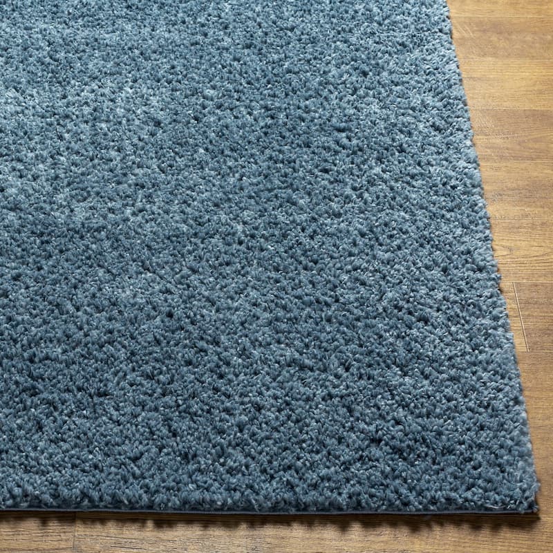 Livabliss Deluxe Shag Minimalist Medallion Area Rug