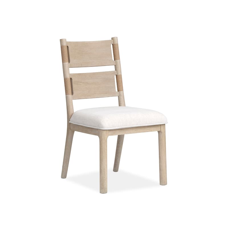 Salt Life Home Sunset Cove Sanibel Brown Upholstered Side Chair Two Pack - 20''W x 23.16''D x 36.5''H