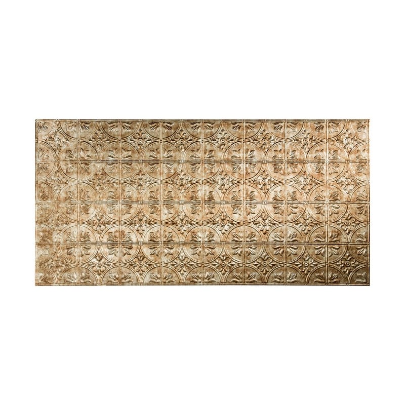 FASÄDE Traditional 2 4-foot x 8-foot PVC Wall Panel in Bermuda Bronze - 4 x 8