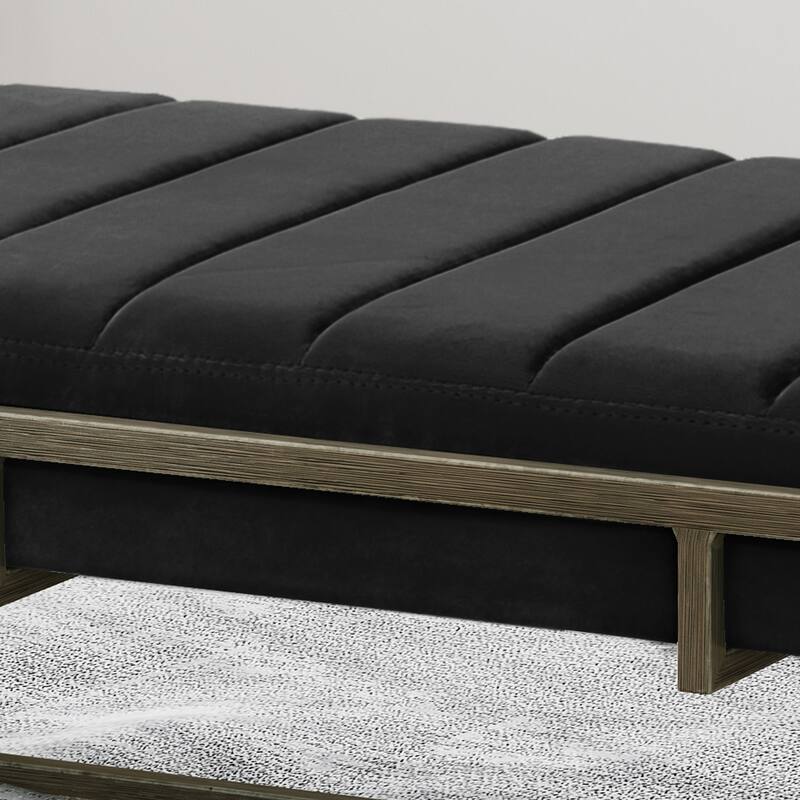 Simple Padded Bench Leisure Bench with Metal Frame, Indoor Bench Piano Bench Ottoman End of Bed Bench