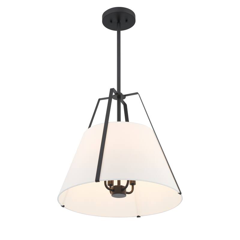 4 Light Black Pendant