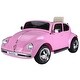preview thumbnail 1 of 7, Volkswagen Kids Electric Ride-On Car with Remote, MP3 Support & LED Headlights - Pink Pink