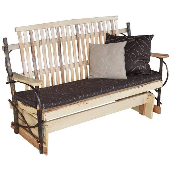 slide 2 of 4, Hickory Porch Glider 4 Foot - Rustic Hickory