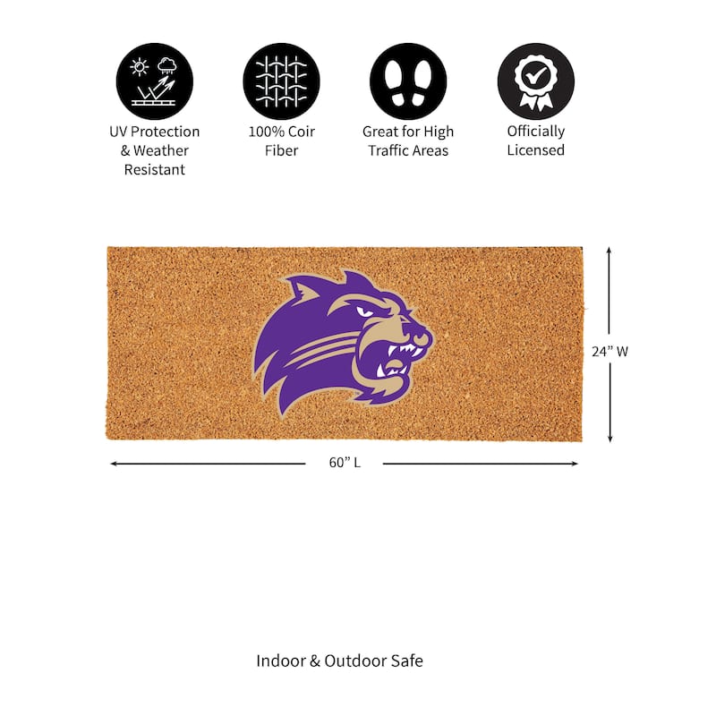 Western Carolina University Full Color Indoor/Outdoor Coir Mat